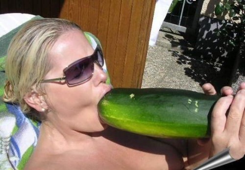 bernadette bataller add deepthroating cucumber photo