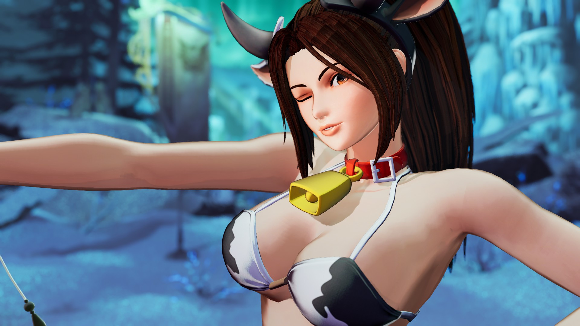 strip tease and masterbation dale beran recommends mai shiranui cow pic