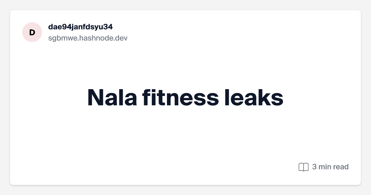 amanda lynn lewis recommends fitness nala of leaks pic