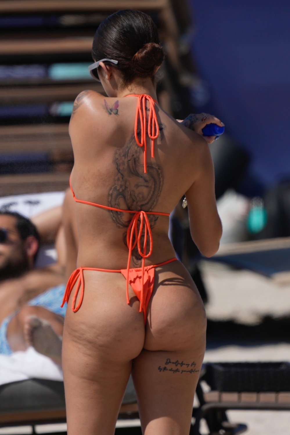 Malu Trevejo Bikini pinky anal