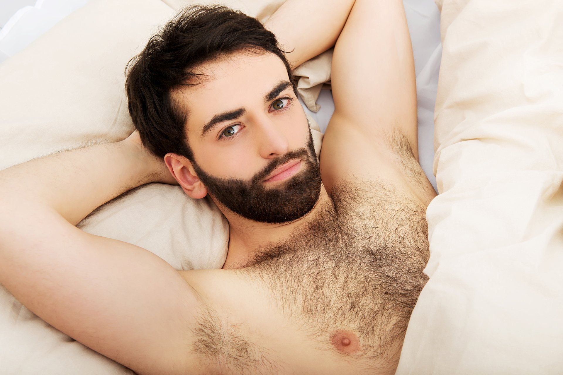 hairy chest jock