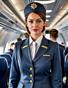 Best of Flight attendant handjob