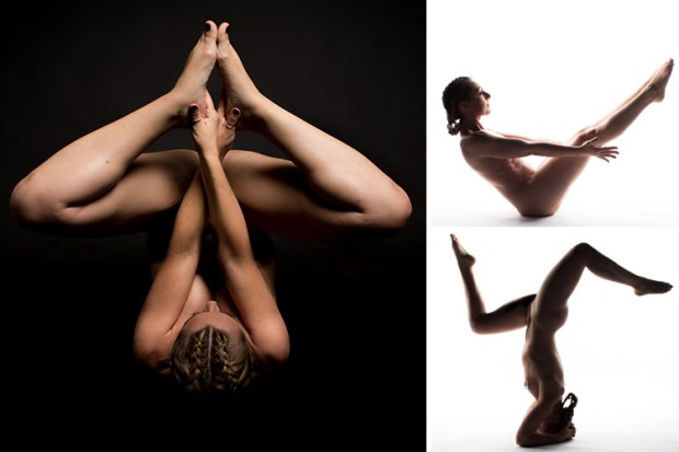 Best of Yoga poses in the nude