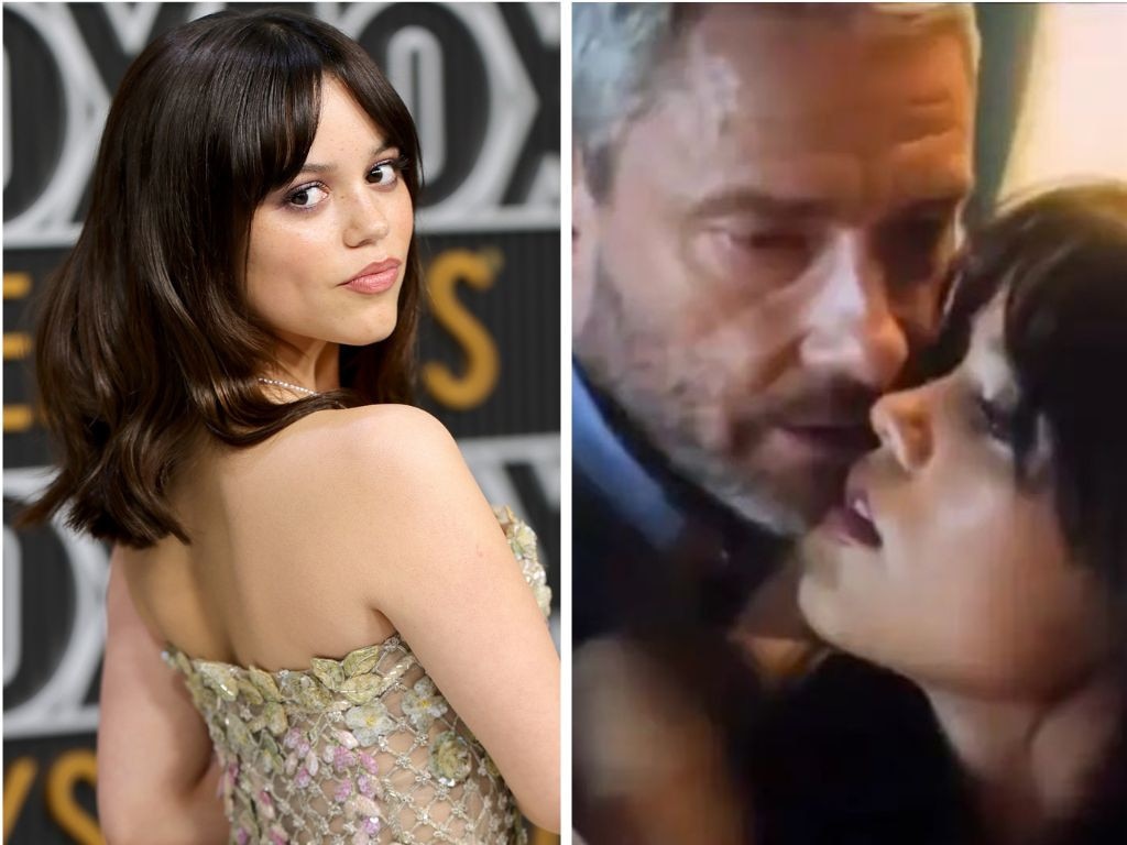 Jenna Ortega Bed Scene doin her