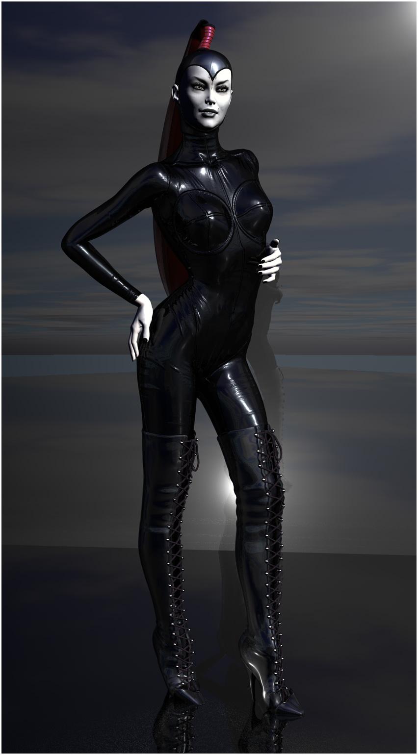 Latex Mistress beautiful russian