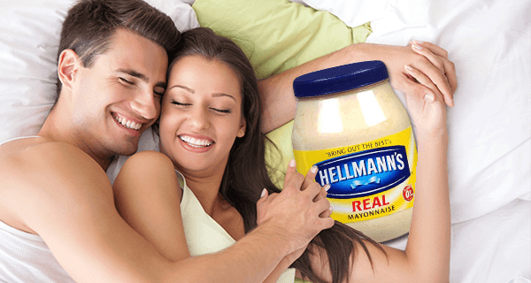 angela henle recommends mayonnaise as lube pic