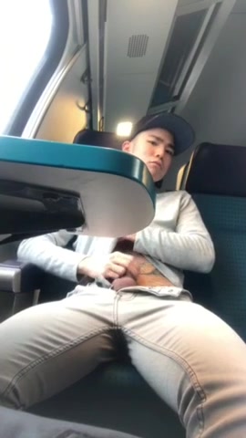 angeline christie share jerking off on train photos