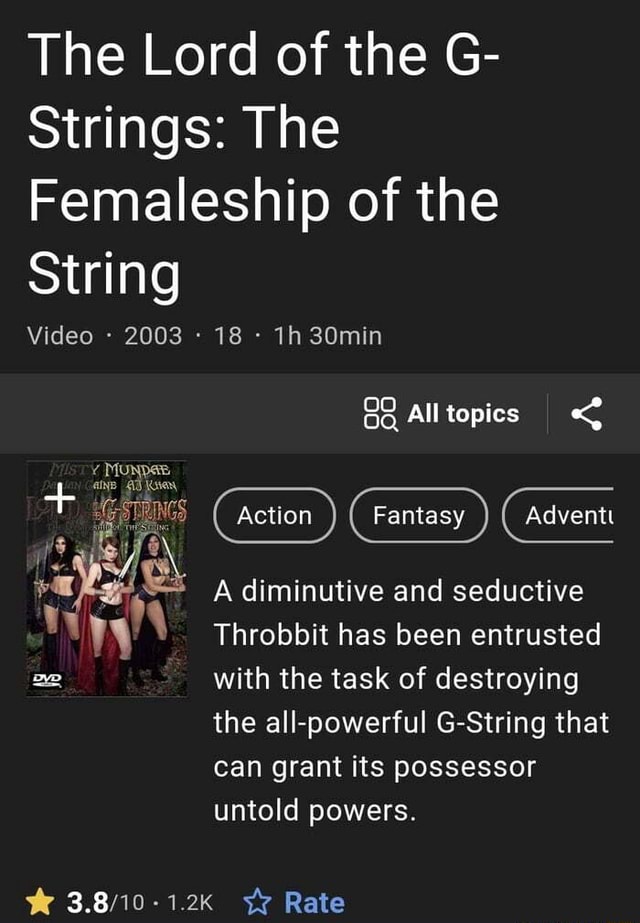 ahmad faraj like lord of the g string photo alvaro olguin recommends lord of the g string pic