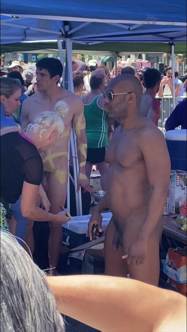 nude man in public