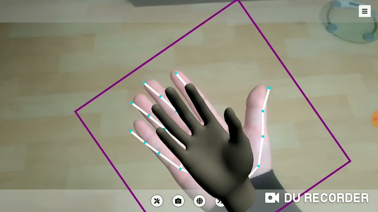 virtual hand job - grabbing big tits shower cam porn