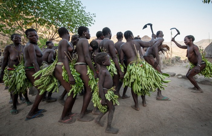 African Tribal Nude small white