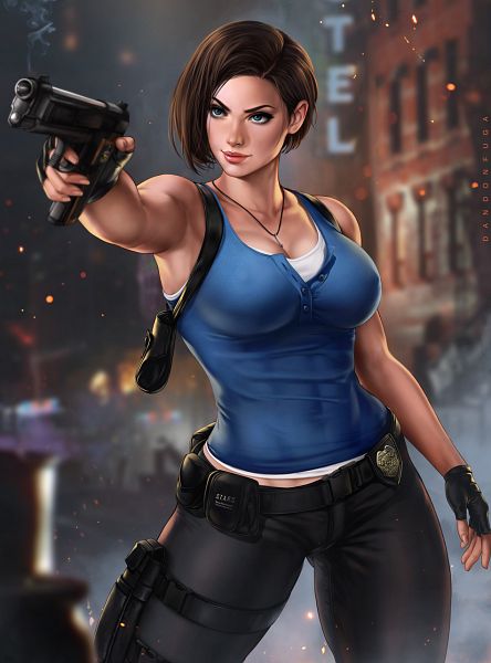 bong casio add jill valentine hot photo