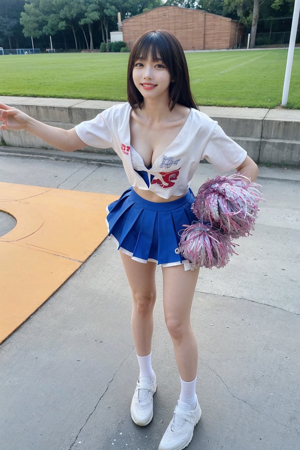 Futanari Cheerleader female escort