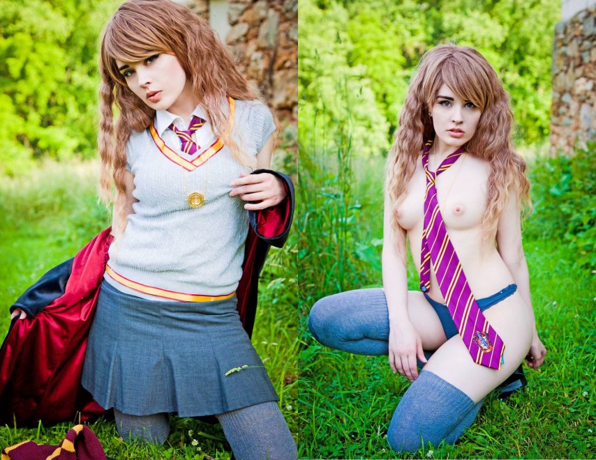harry potter cosplay porn - ebony fendom anastasia lux cumshot