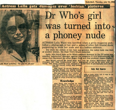 abegail manuel recommends lalla ward nude pic