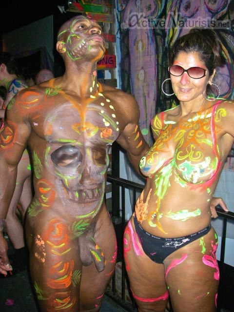 ayman el mir recommends nude body paint beach pic