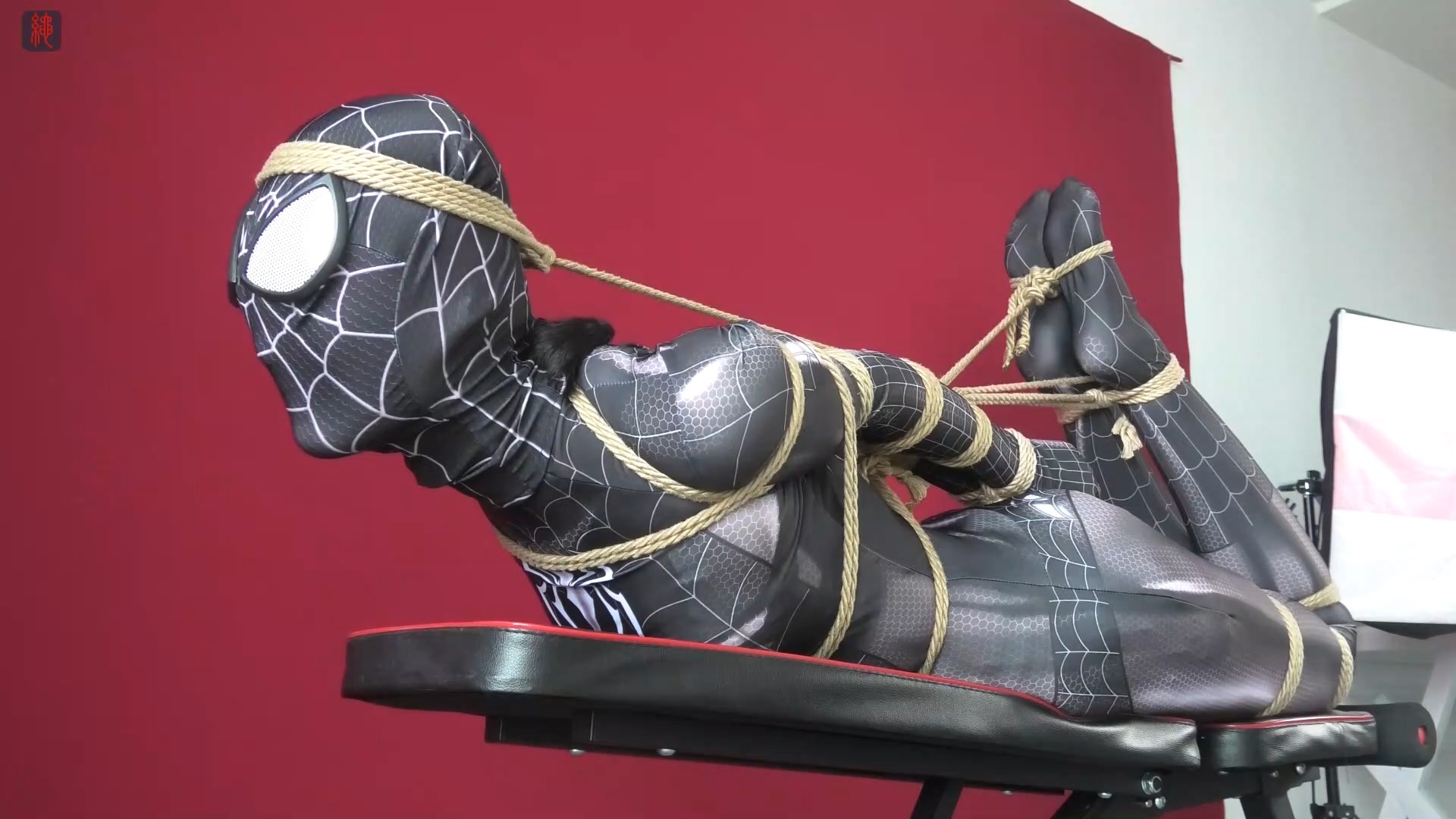 caroline stromblad recommends spider man bondage pic