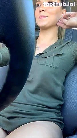 Best of Woman masturbating in car